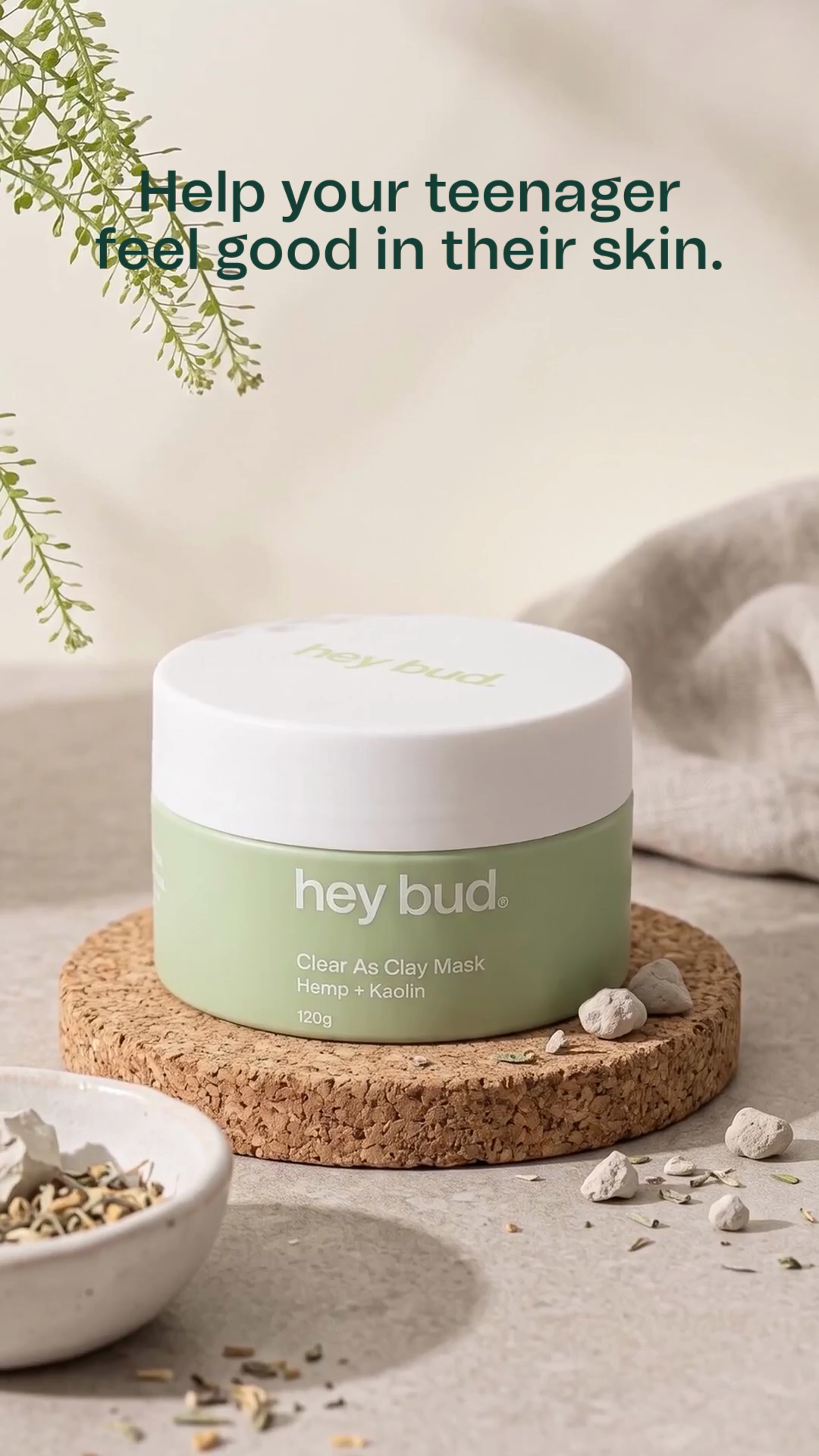 Hey Bud Skincare Facebook ad
