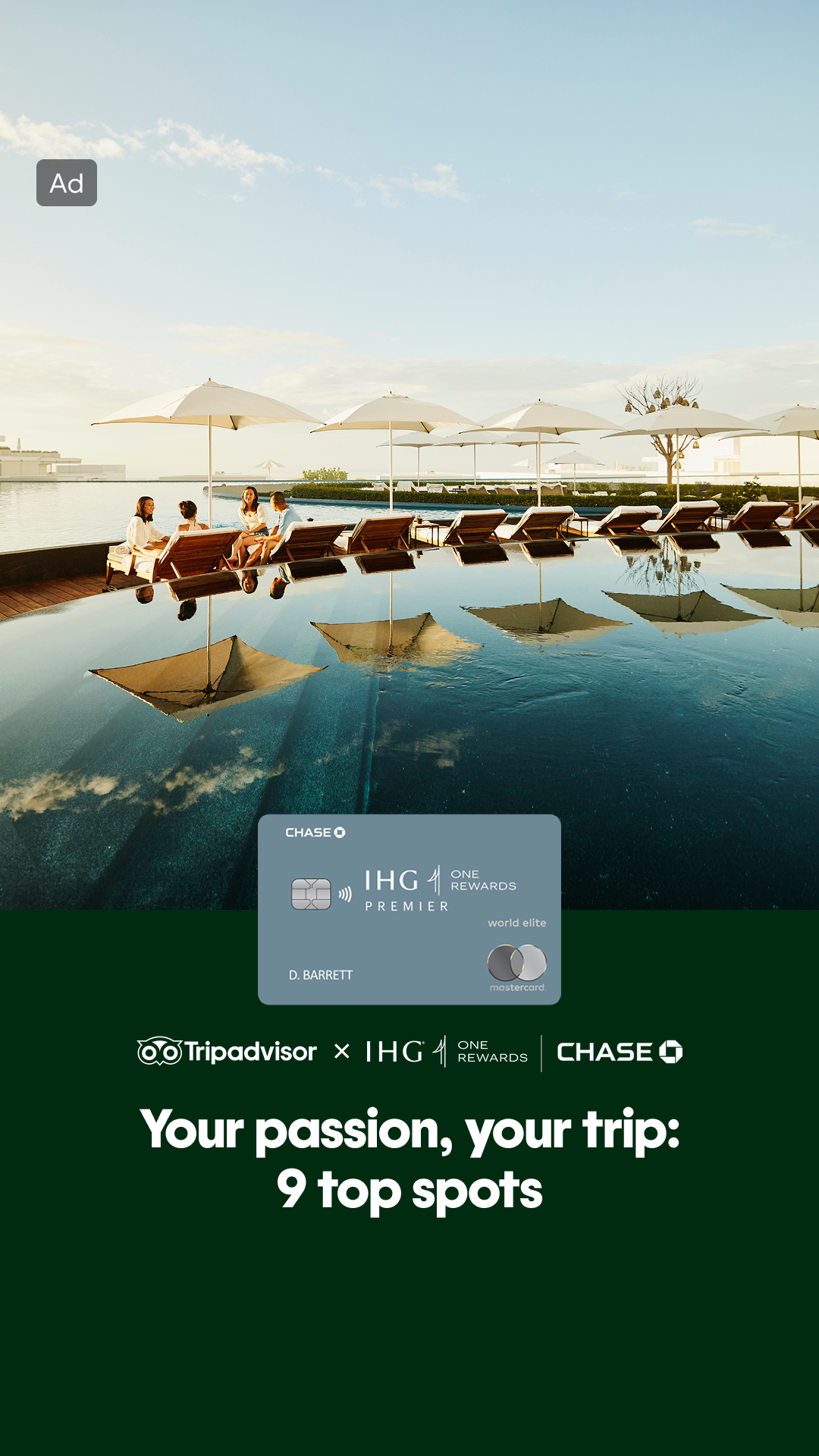 Tripadvisor Facebook ad