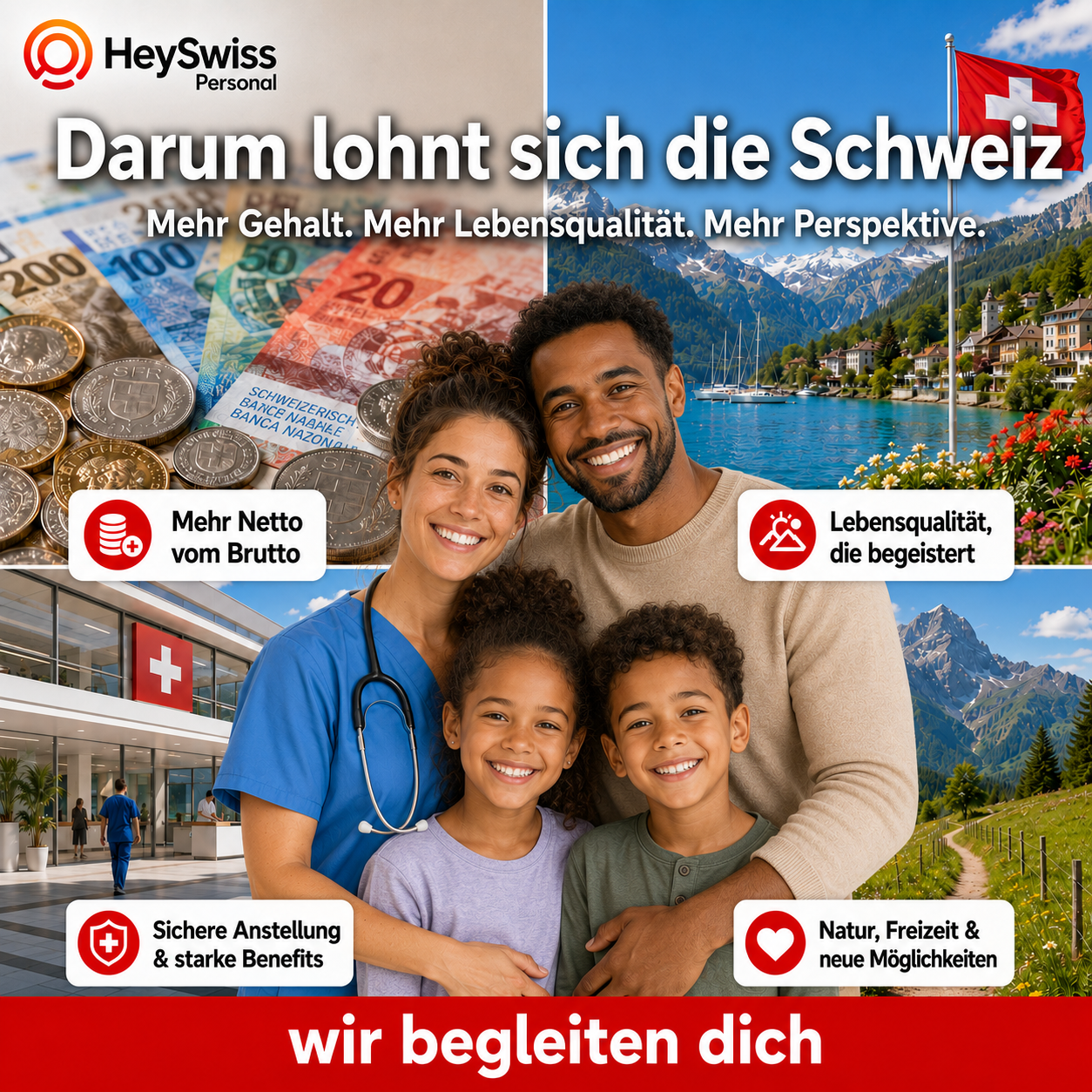 HeySwiss Personal Facebook ad