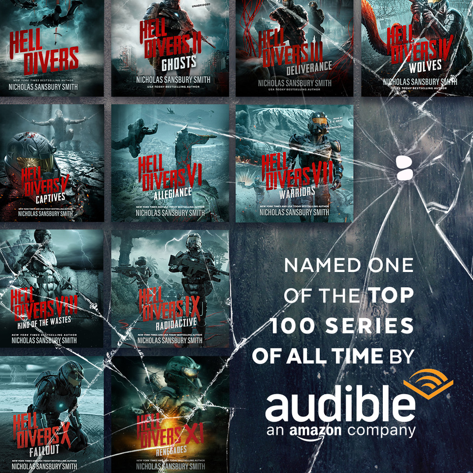 Nicholas Sansbury Smith Facebook ad: Listen to the New York Times Bestseller