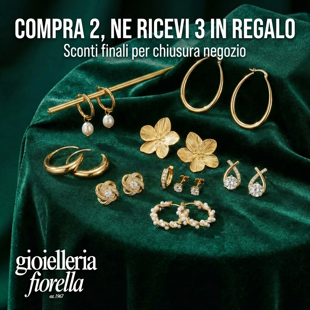 Gioielleria Fiorella Facebook ad: Gioielli senza tempo con grandi sconti a partire da soli 30€