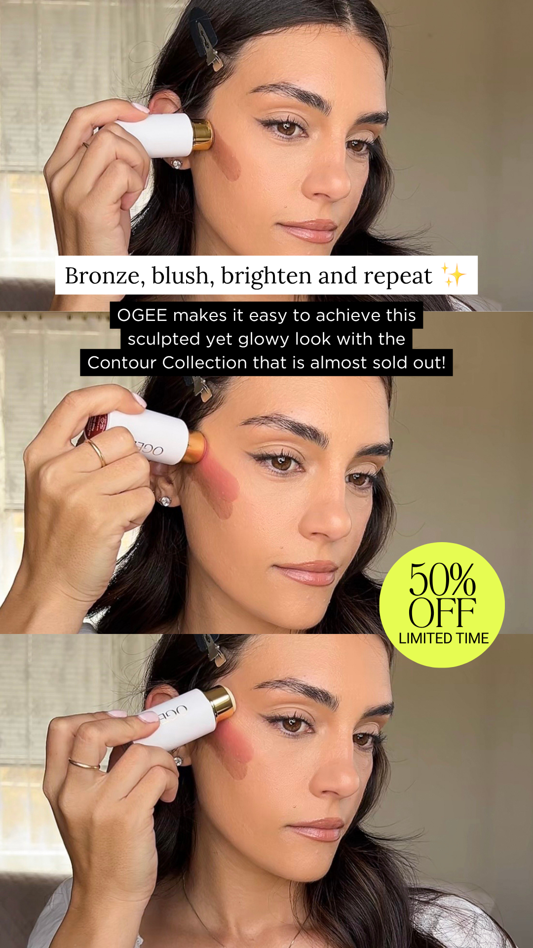 The Glow Up Facebook ad