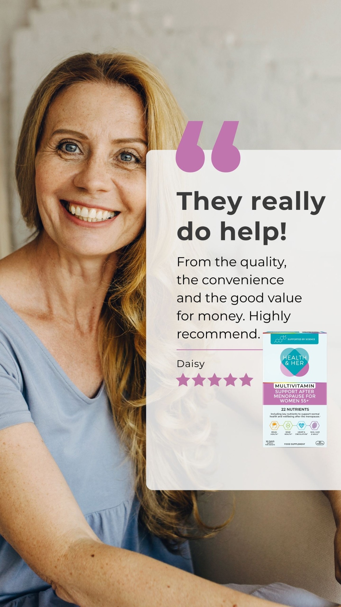 Health & Her Facebook ad