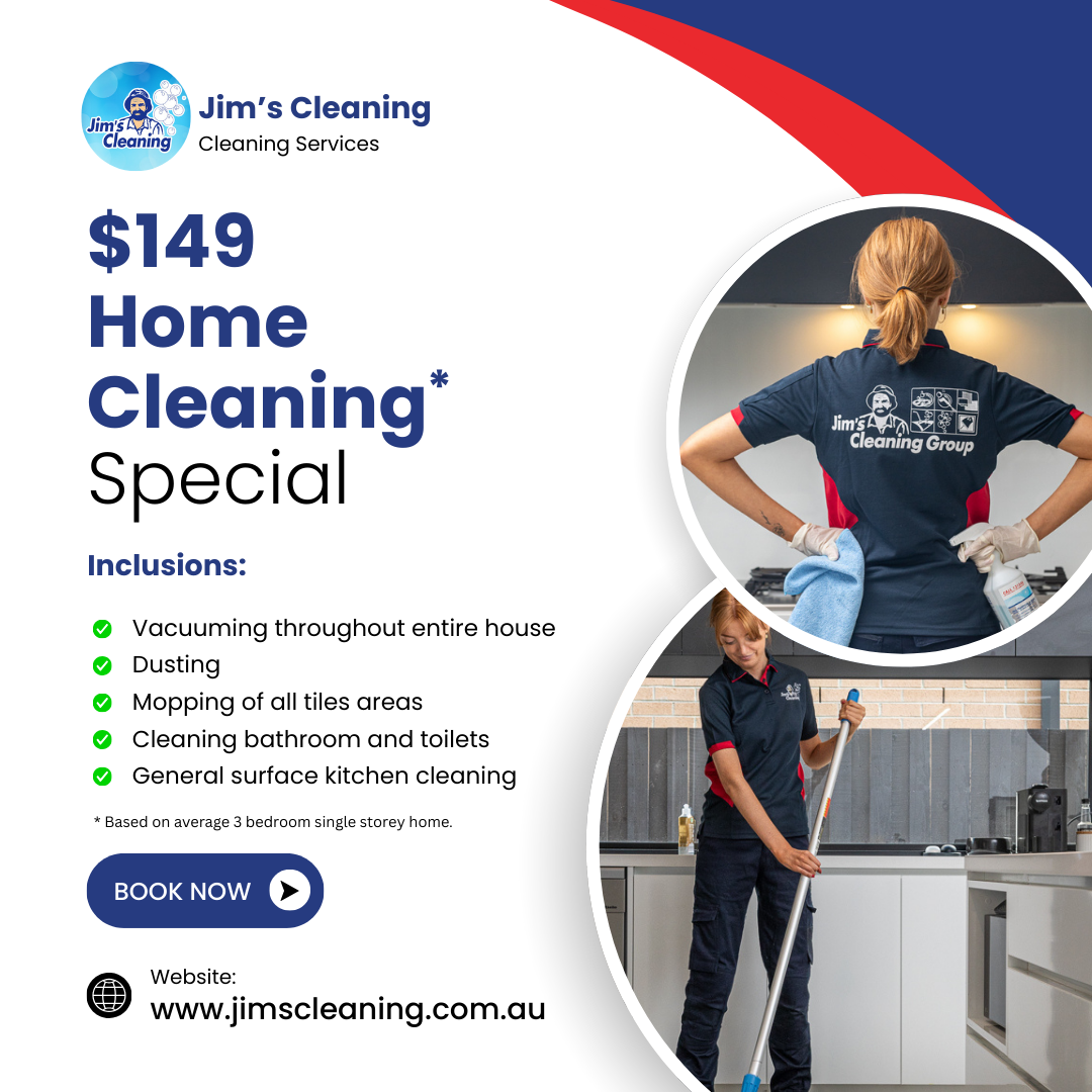 Jim's Cleaning Group New Zealand Facebook ad