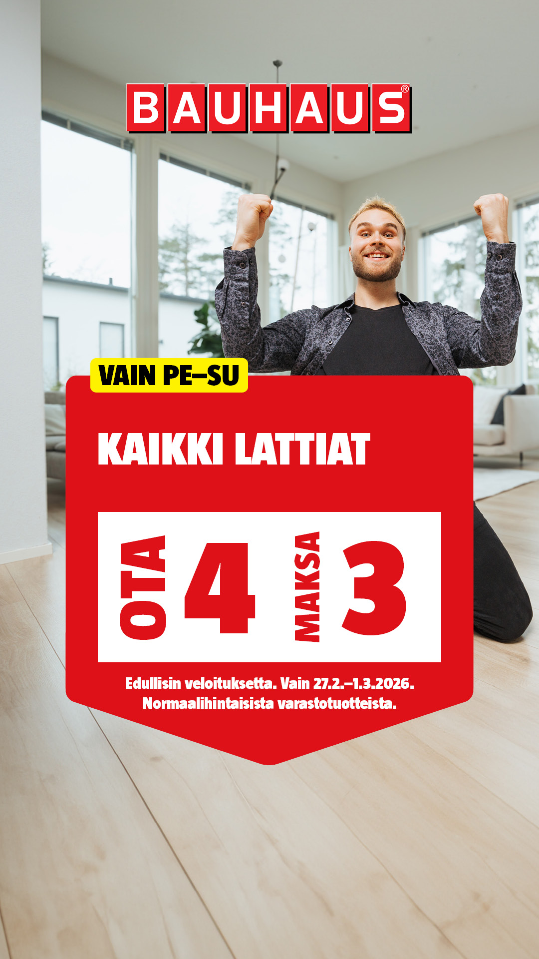 BAUHAUS Suomi Facebook ad
