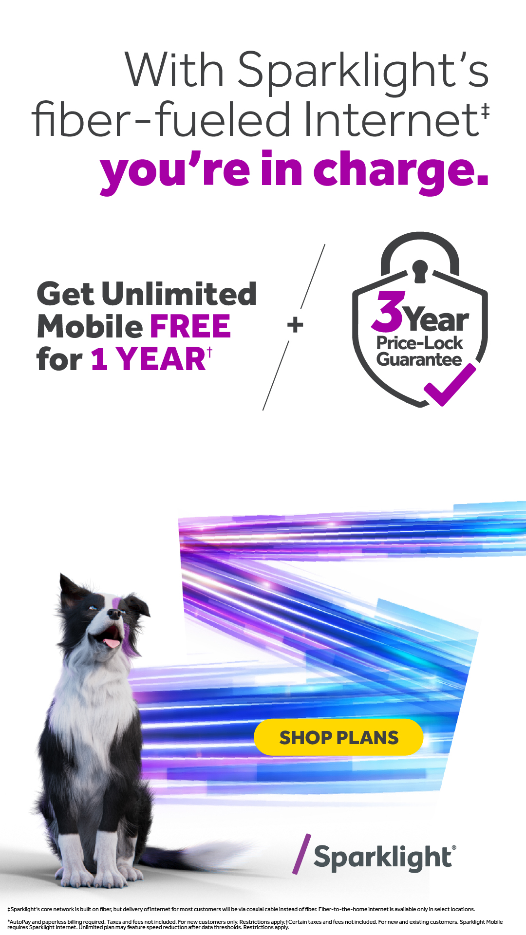 Sparklight Facebook ad