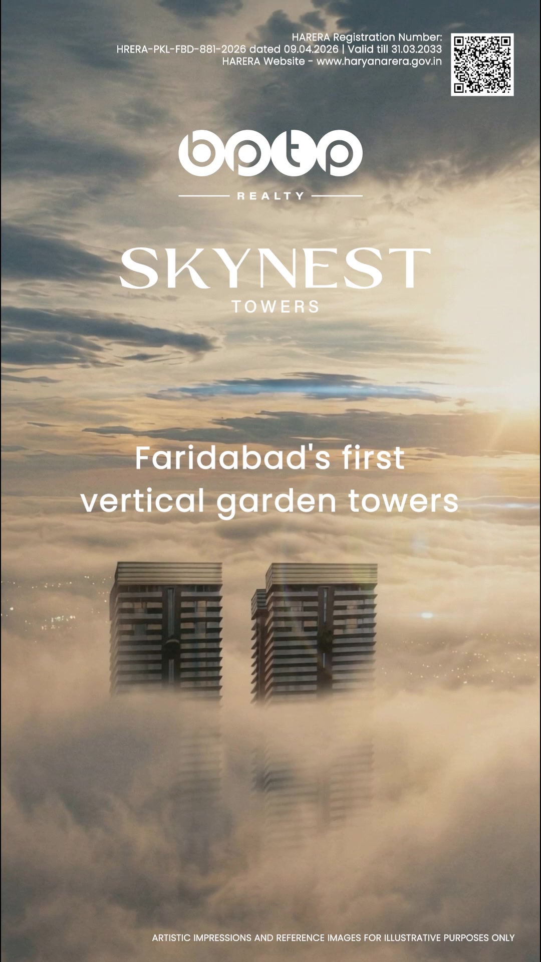 BPTP Limited. Facebook ad: Faridabad’s Tallest Residential Address Awaits