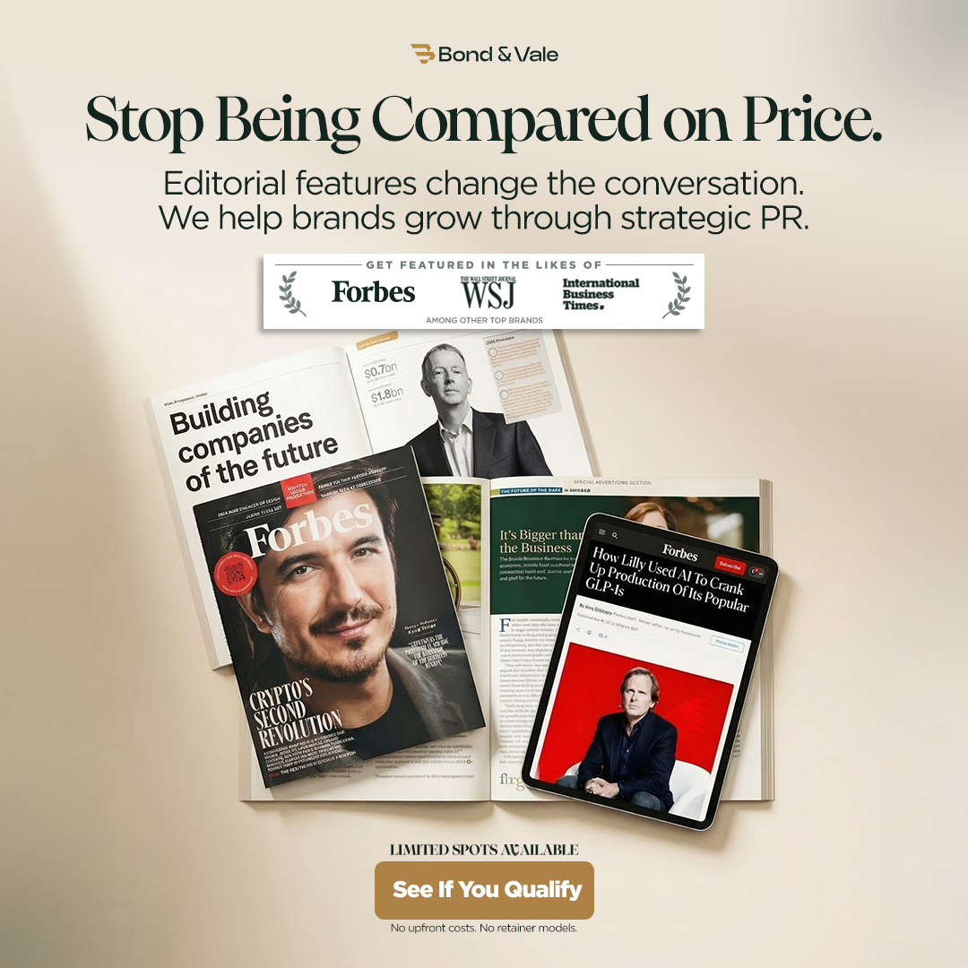Bond and Vale Facebook ad: Your Expertise Is Worth More Than a Price Comparison