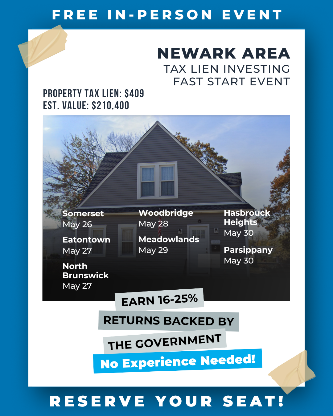Tax Lien Code Facebook ad