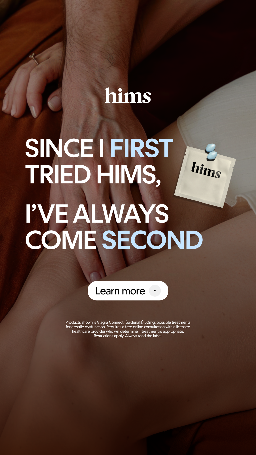 hims Facebook ad