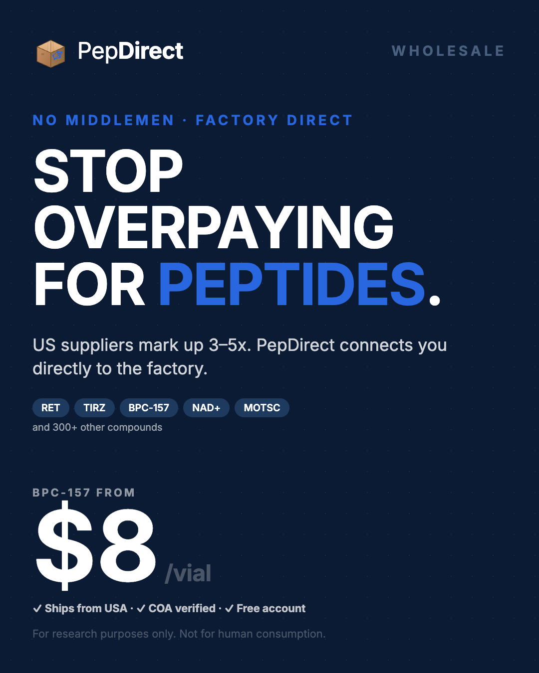 PepDirect Facebook ad from May 21, 2026