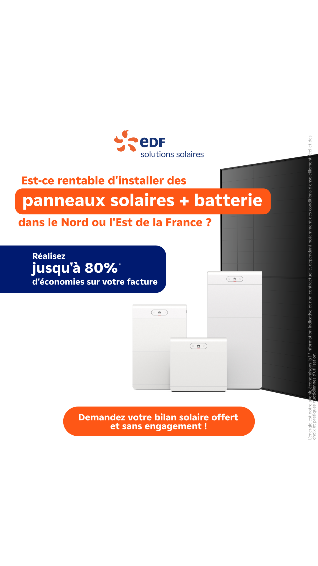 Mes offres EDF solutions solaires Facebook ad