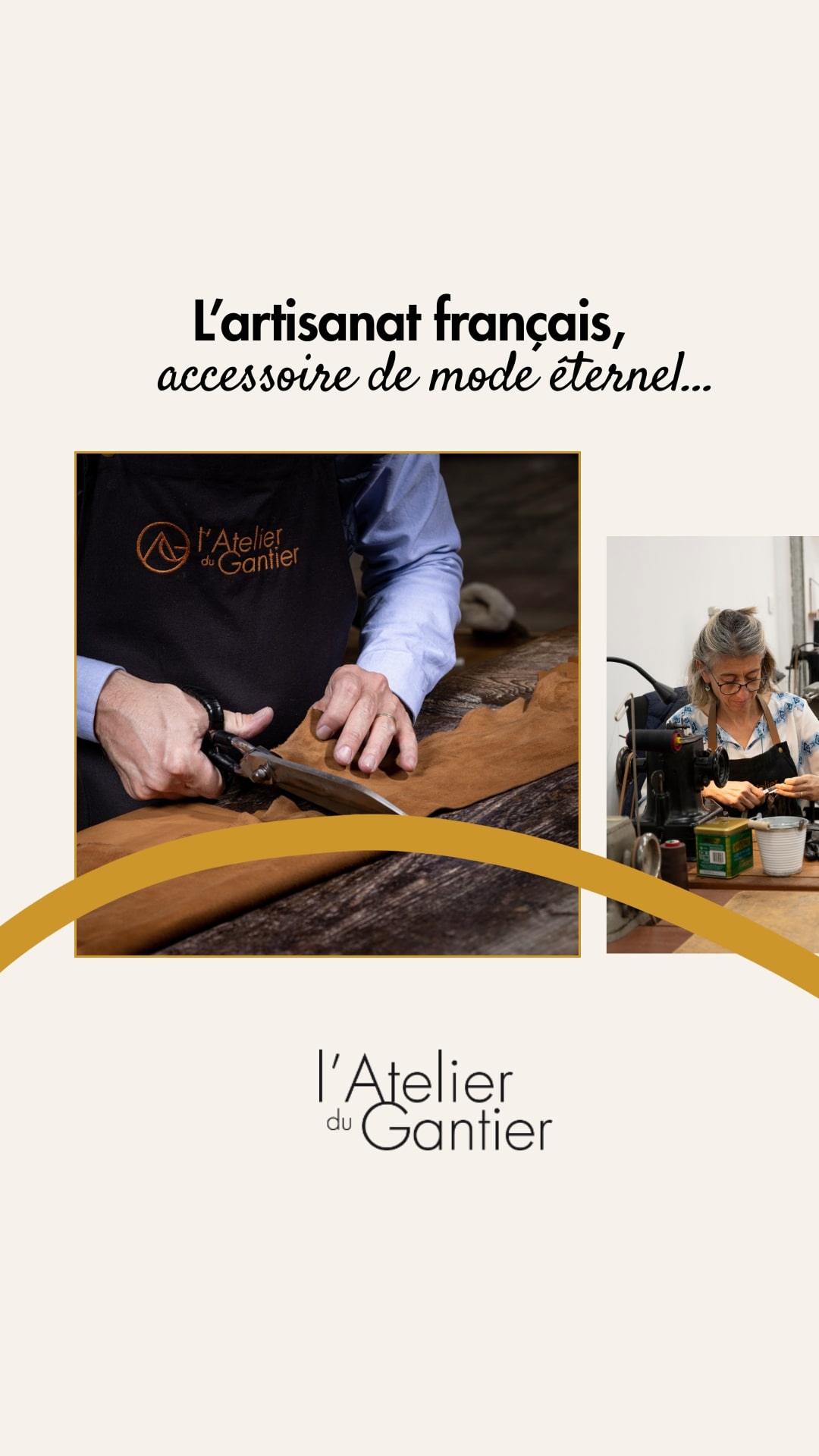 L'Atelier du Gantier Facebook ad from Oct 7, 2025