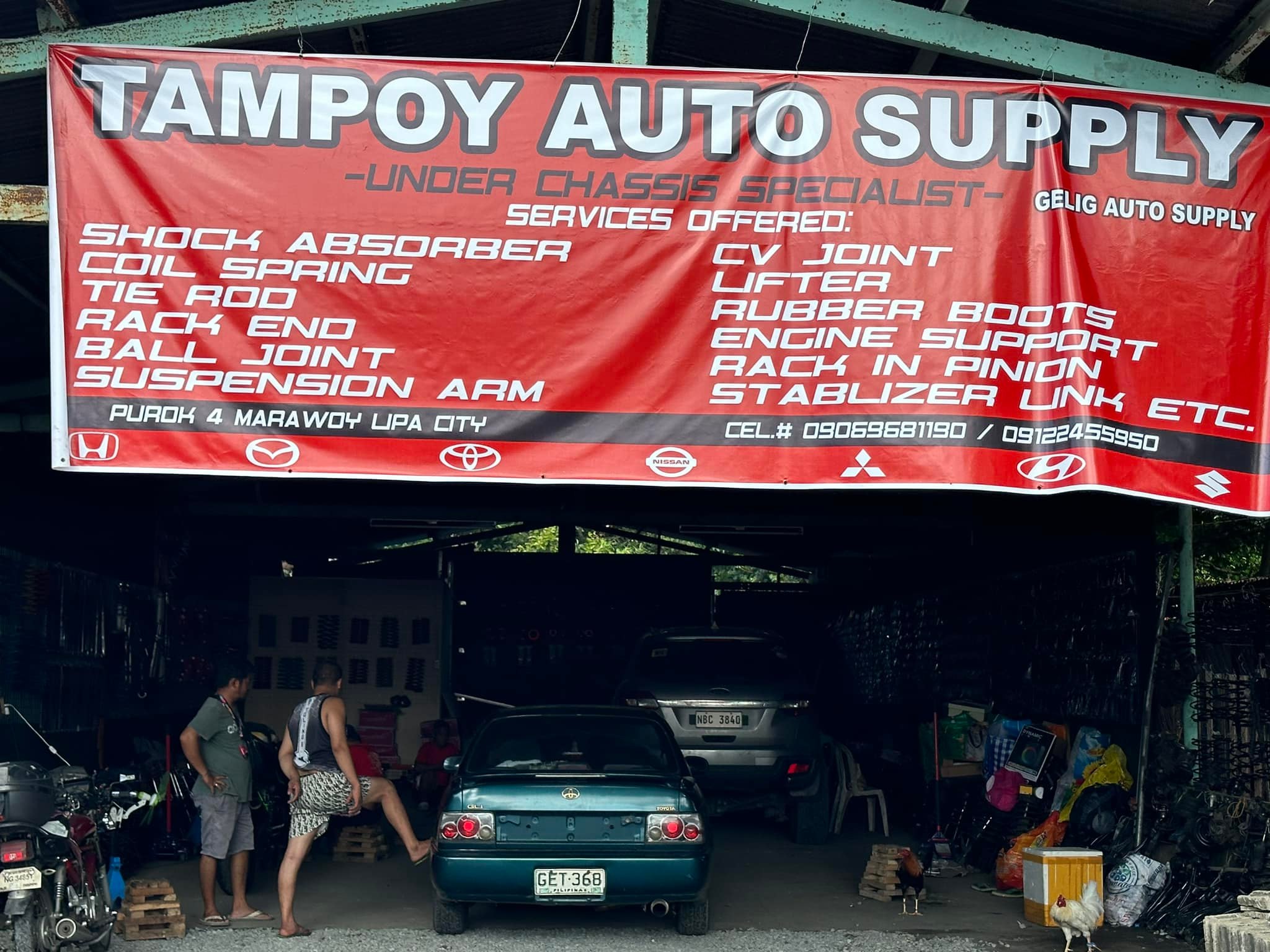 Underchassis Service Facebook ad: Ang TAMPOY AUTO SUPPLY po ay nag aayos…