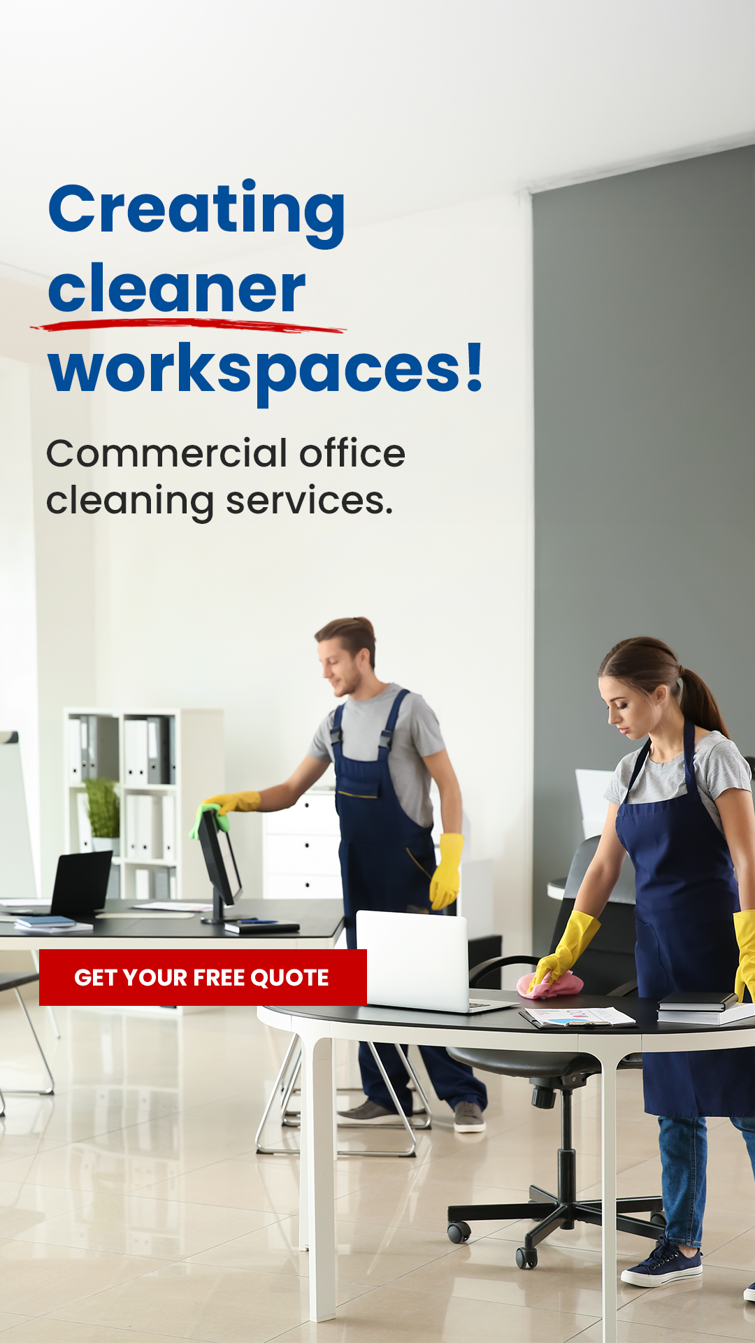 We Clean Offices Facebook ad