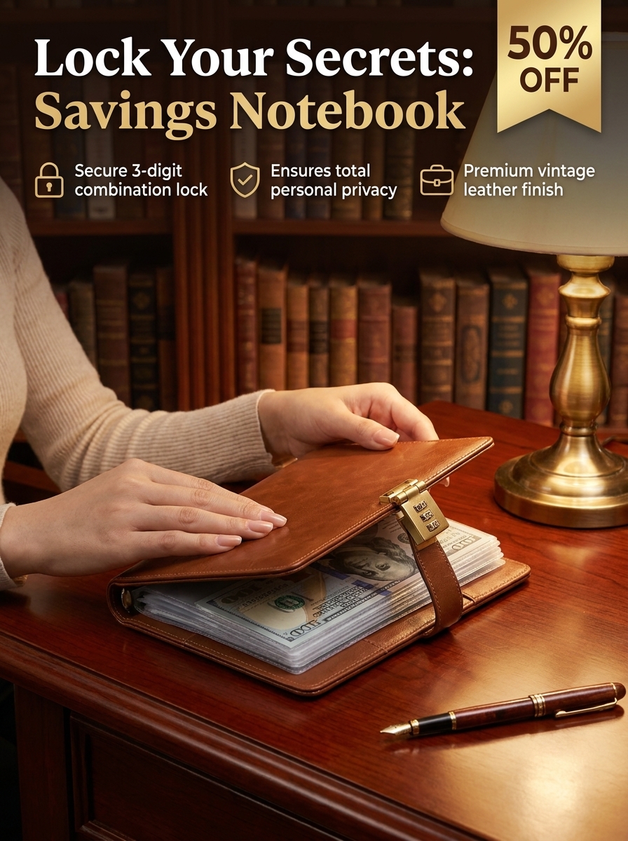 Mindsparkl Facebook ad: Lockable Savings Notebook