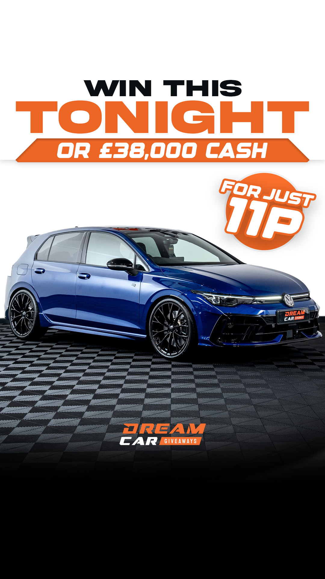Dream Car Giveaways Facebook ad