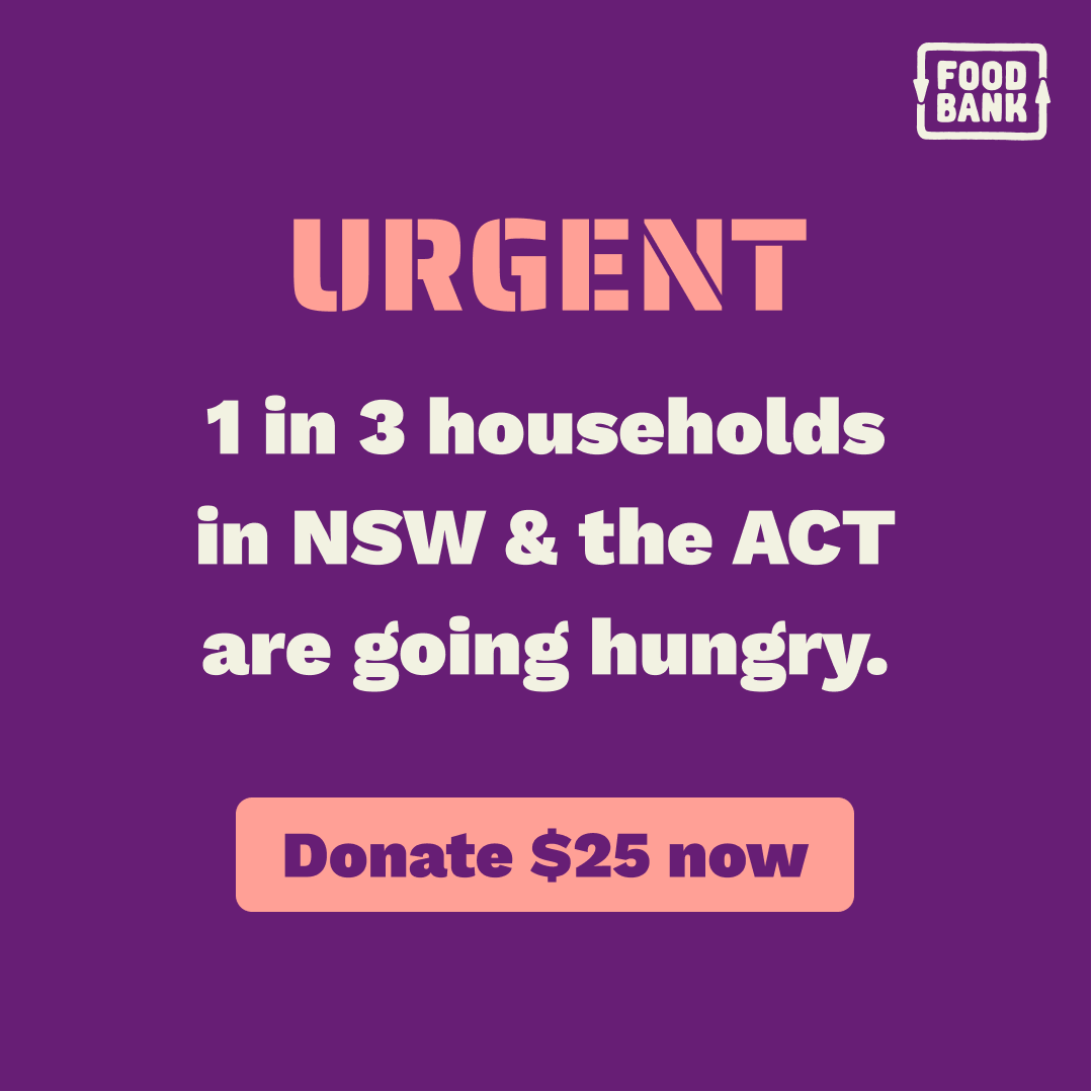 Foodbank NSW & ACT Facebook ad