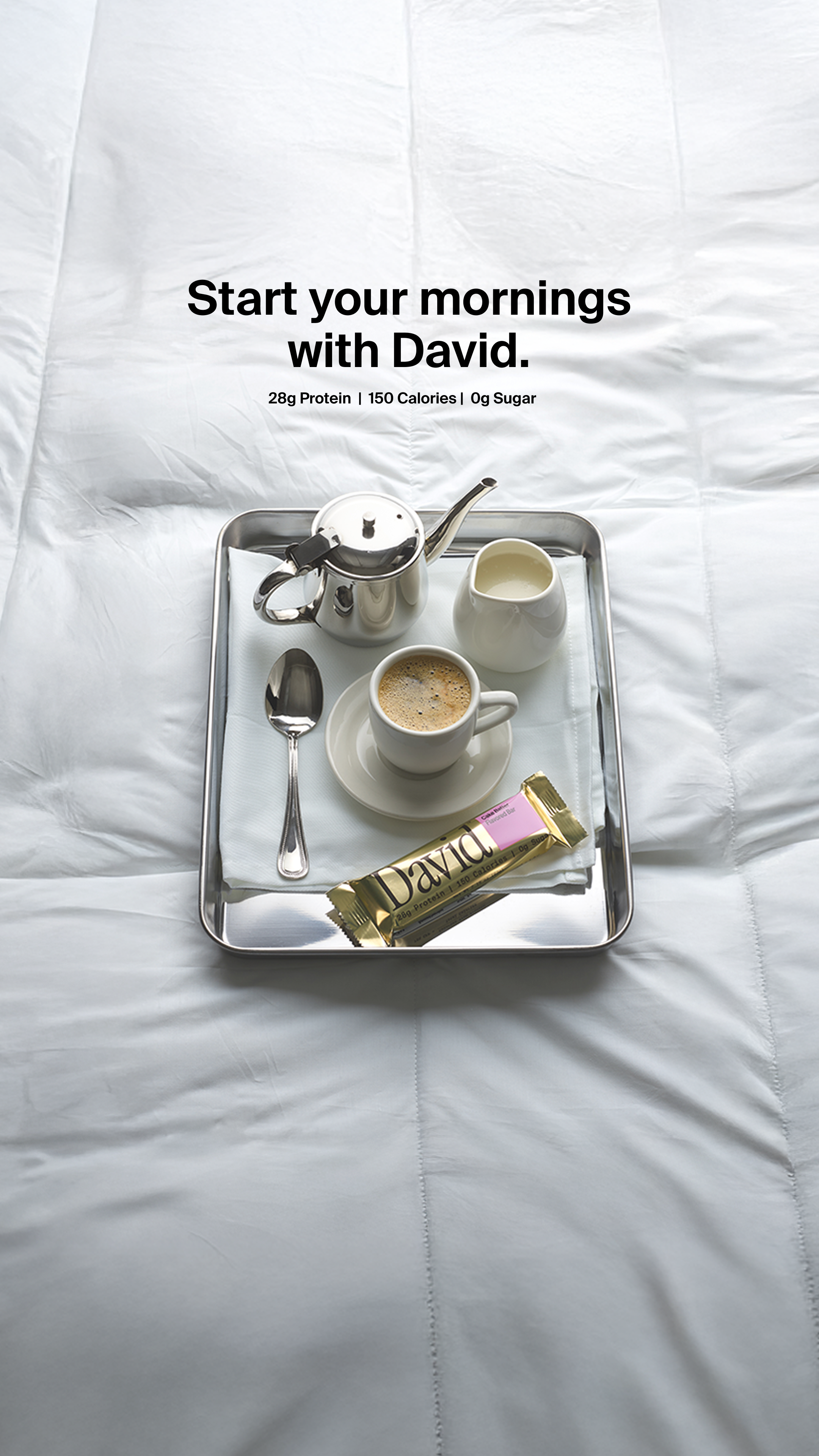 David Protein Facebook ad