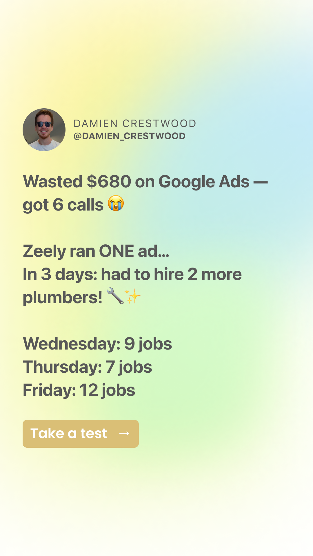 Zeely Facebook ad