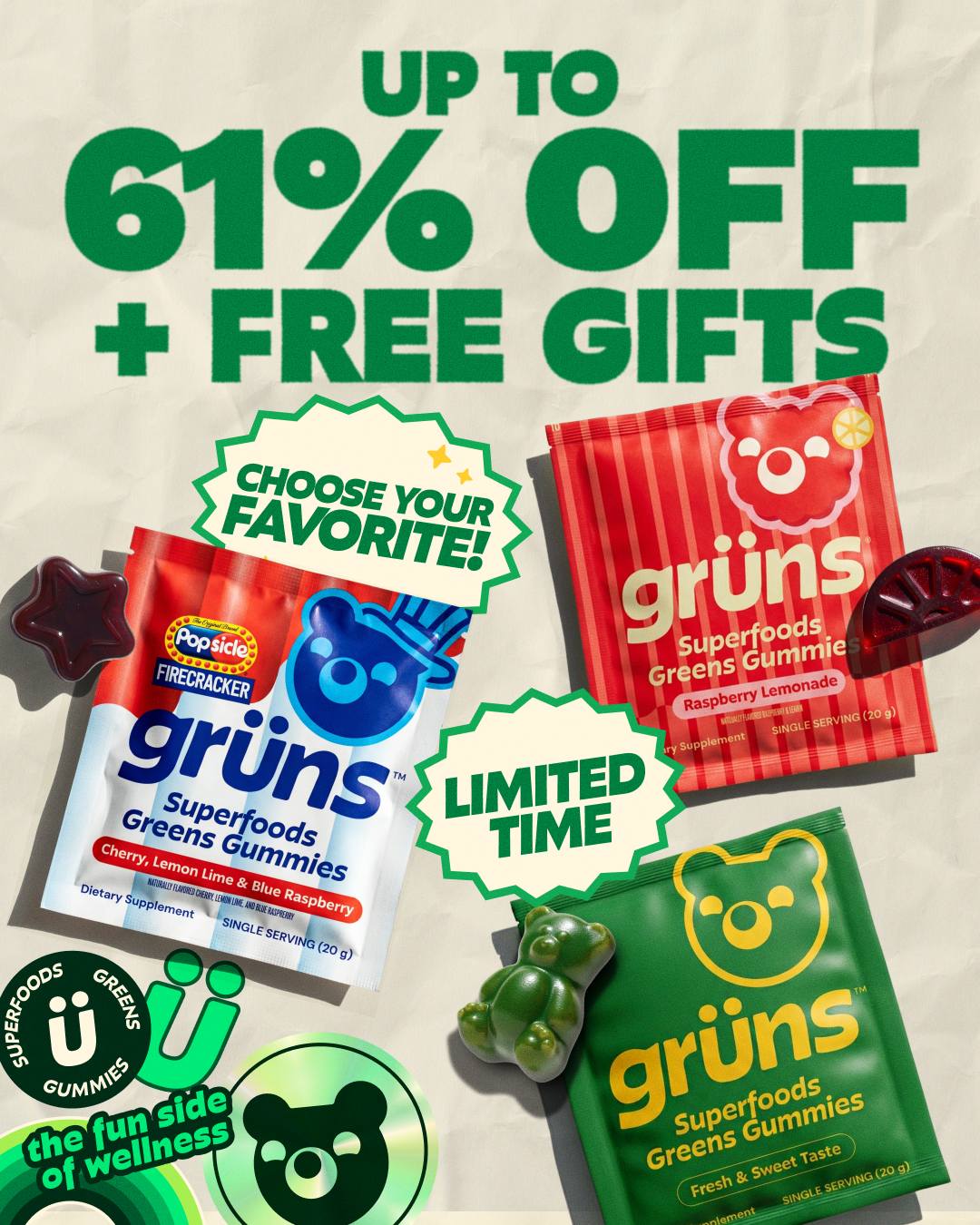Grüns Facebook ad