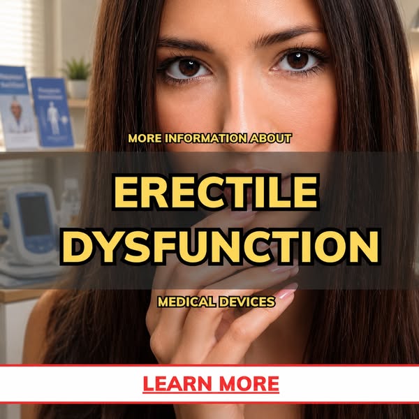 Health Hub Facebook ad: ED Medical Devices - A Guide