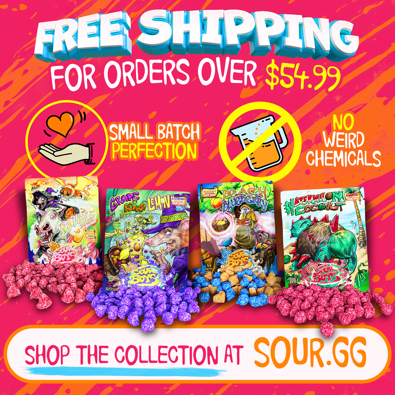 Sour Boys Facebook ad