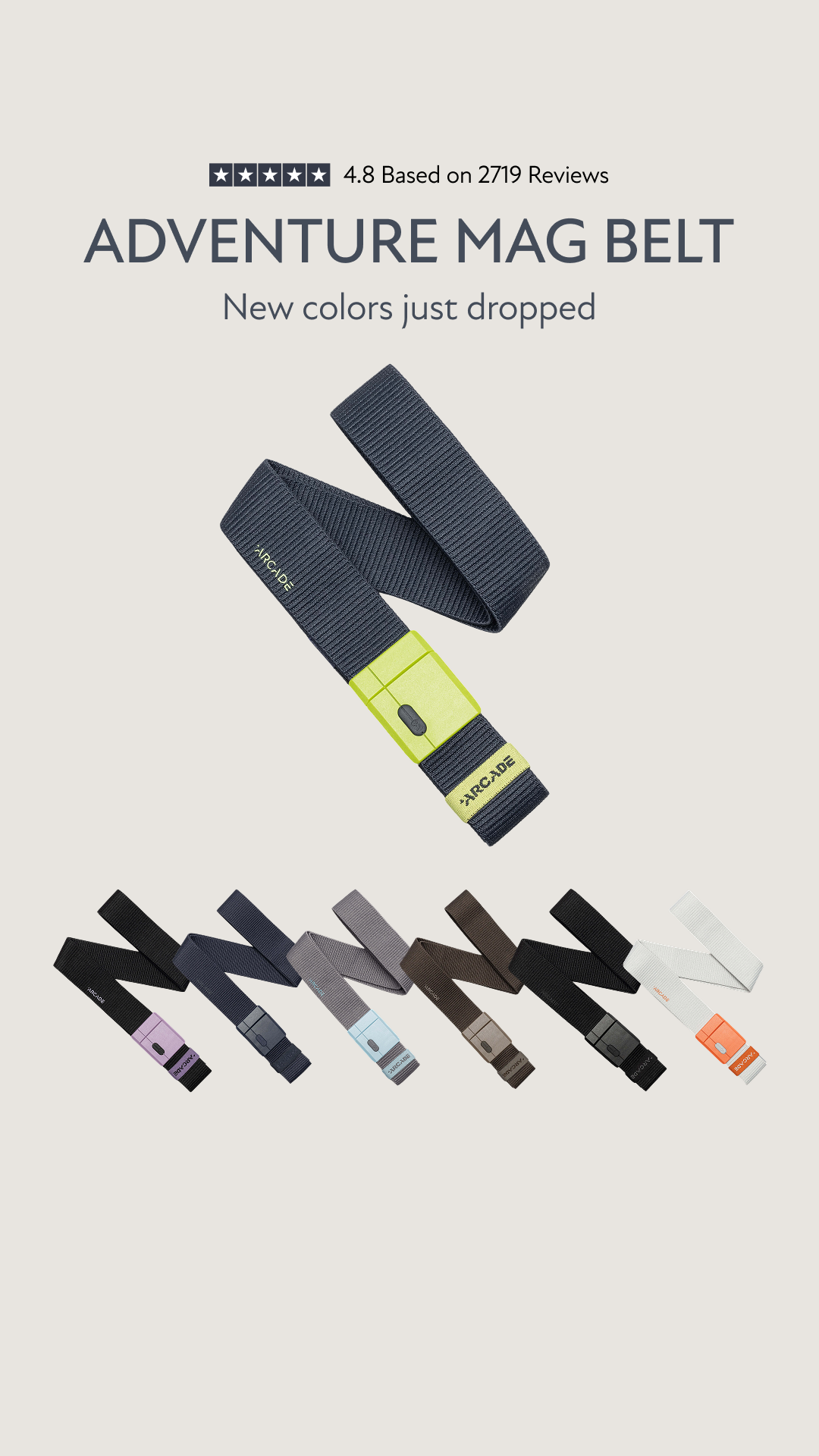 Arcade Belts Facebook ad