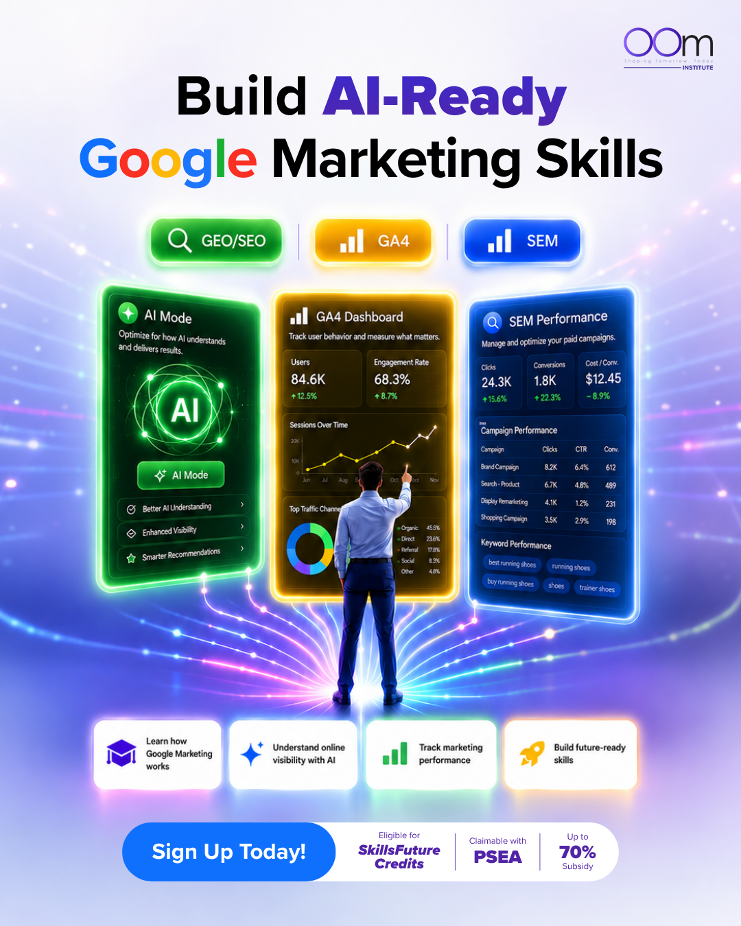 OOm Digital, Tech & AI Institute Facebook ad