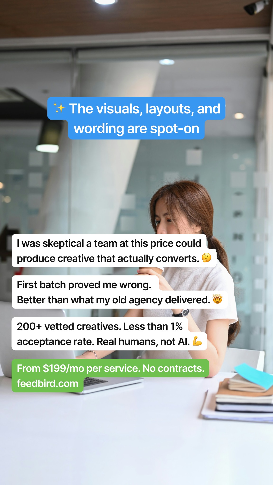 Feedbird Facebook ad