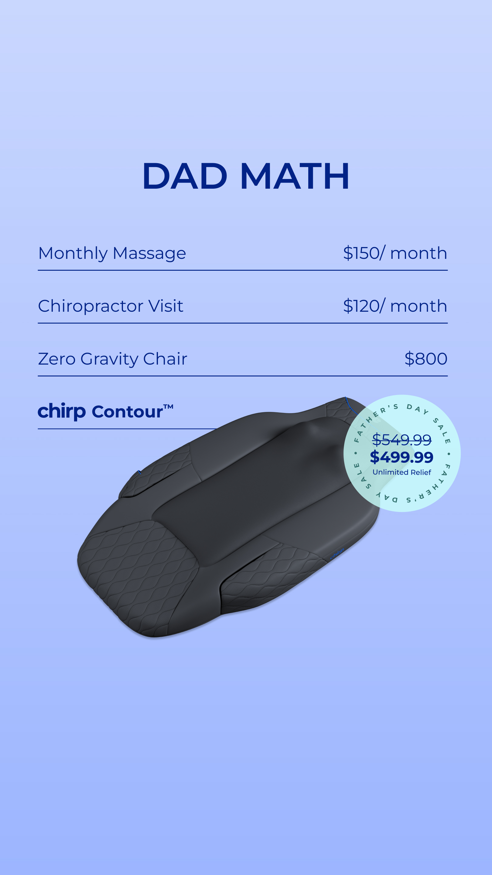 Chirp Facebook ad