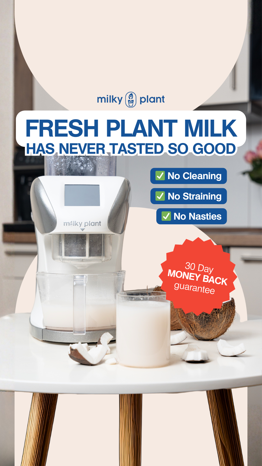 Milky Plant Facebook ad