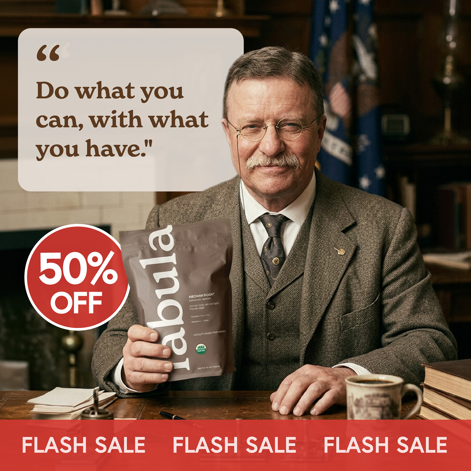 Fabula Coffee Facebook ad