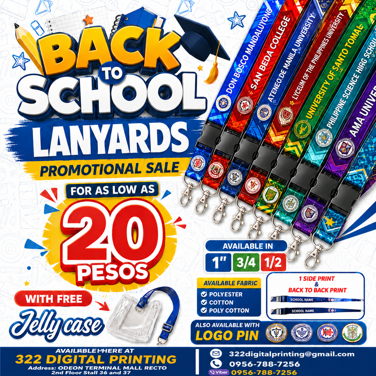 322 Digital Printing Services Facebook ad: Promote Your Business Daily with Custom Tote Bags!