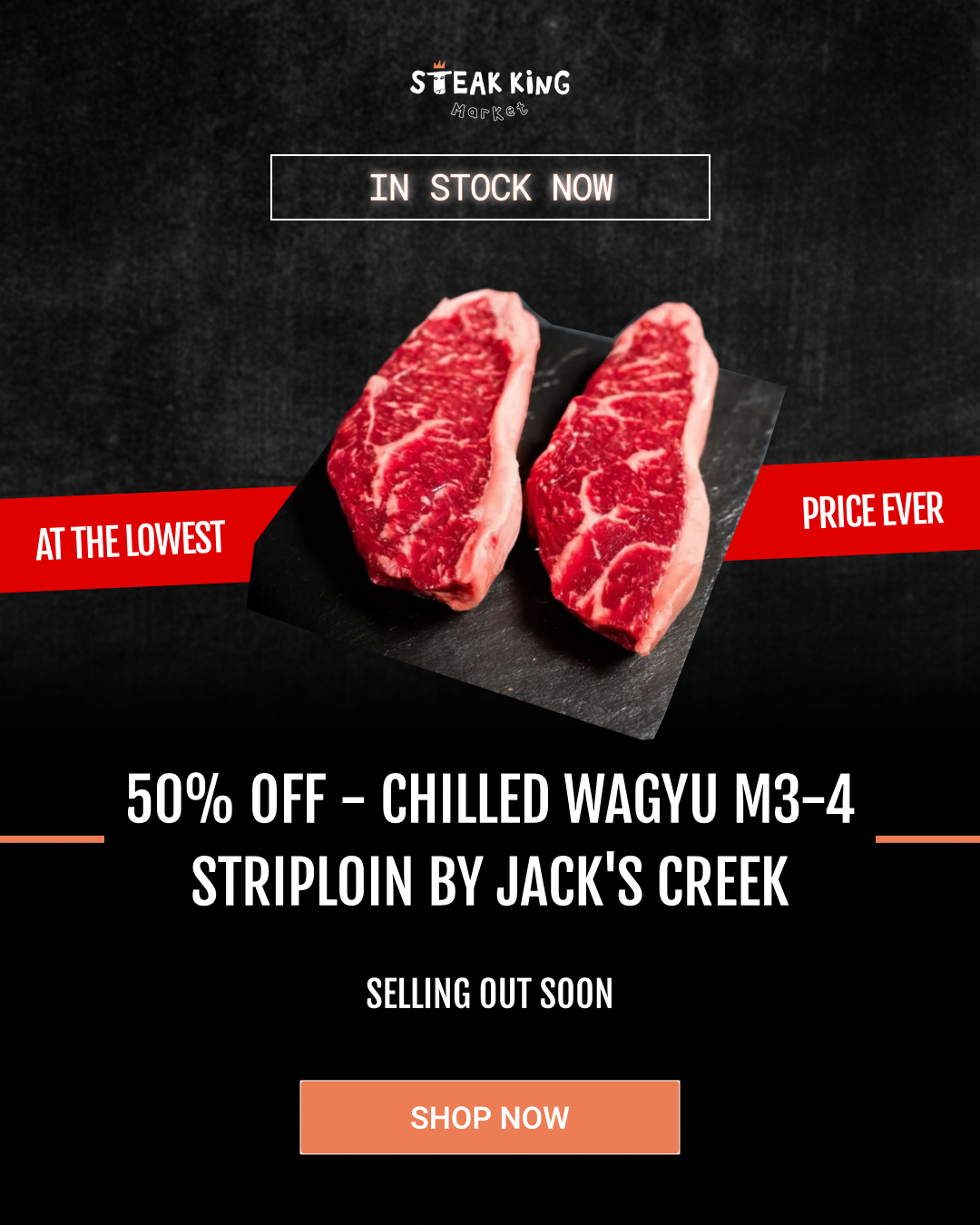 Steak King Foods Facebook ad