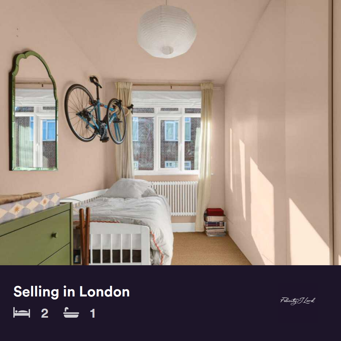 Felicity J Lord Hackney Facebook ad: Located on the third floor of Classic Mansions on Well…