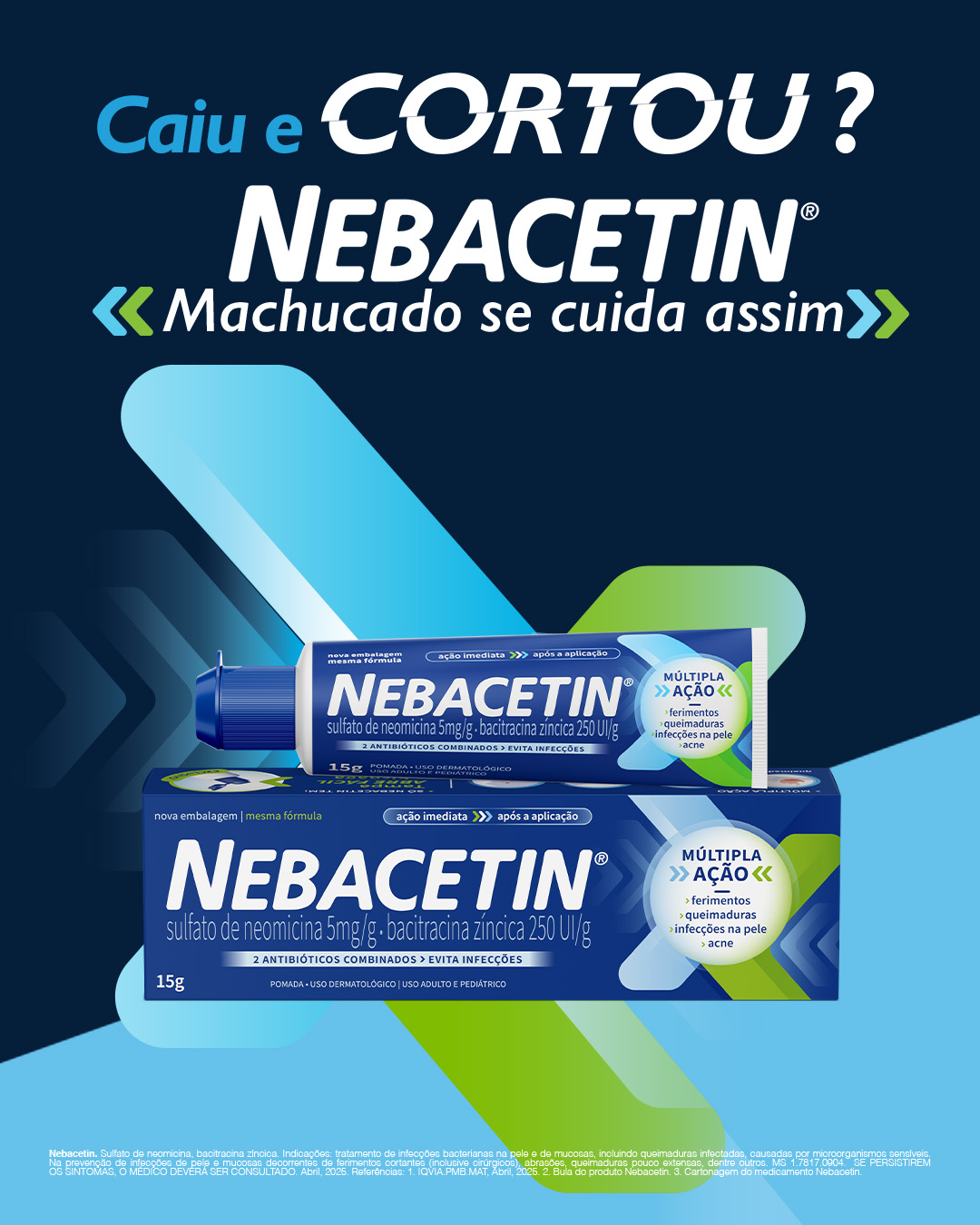 Nebacetin Facebook ad from Jan 1, 2026