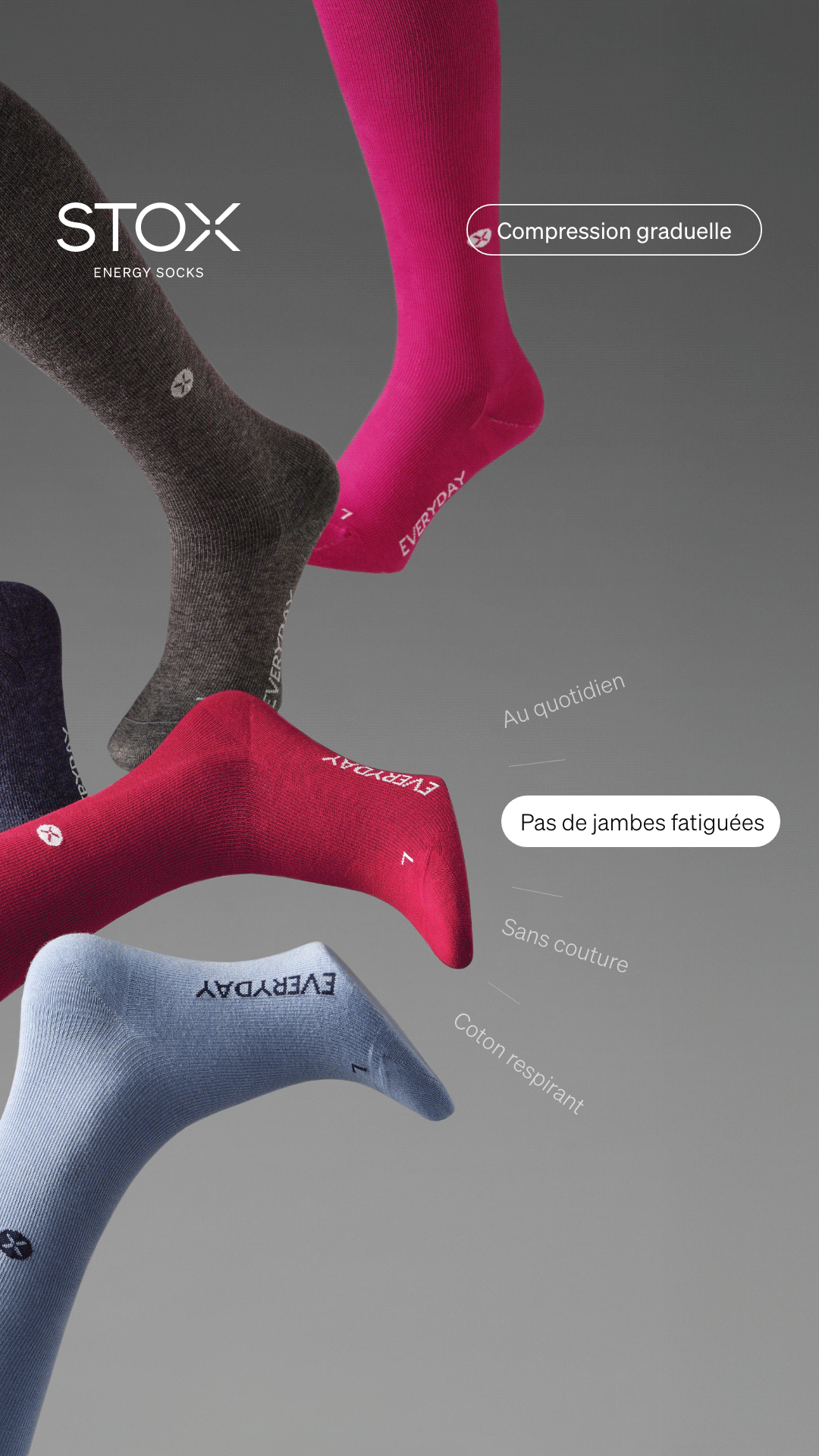 STOX Energy Socks Facebook ad