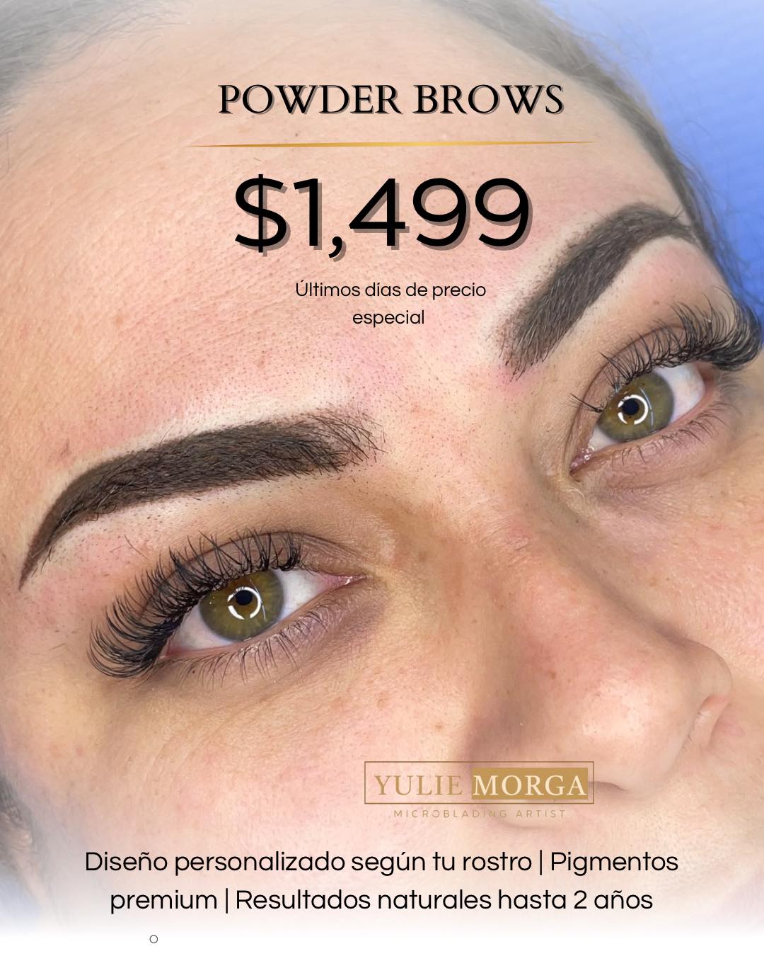 Yulie Morga - Microblading Artist Facebook ad