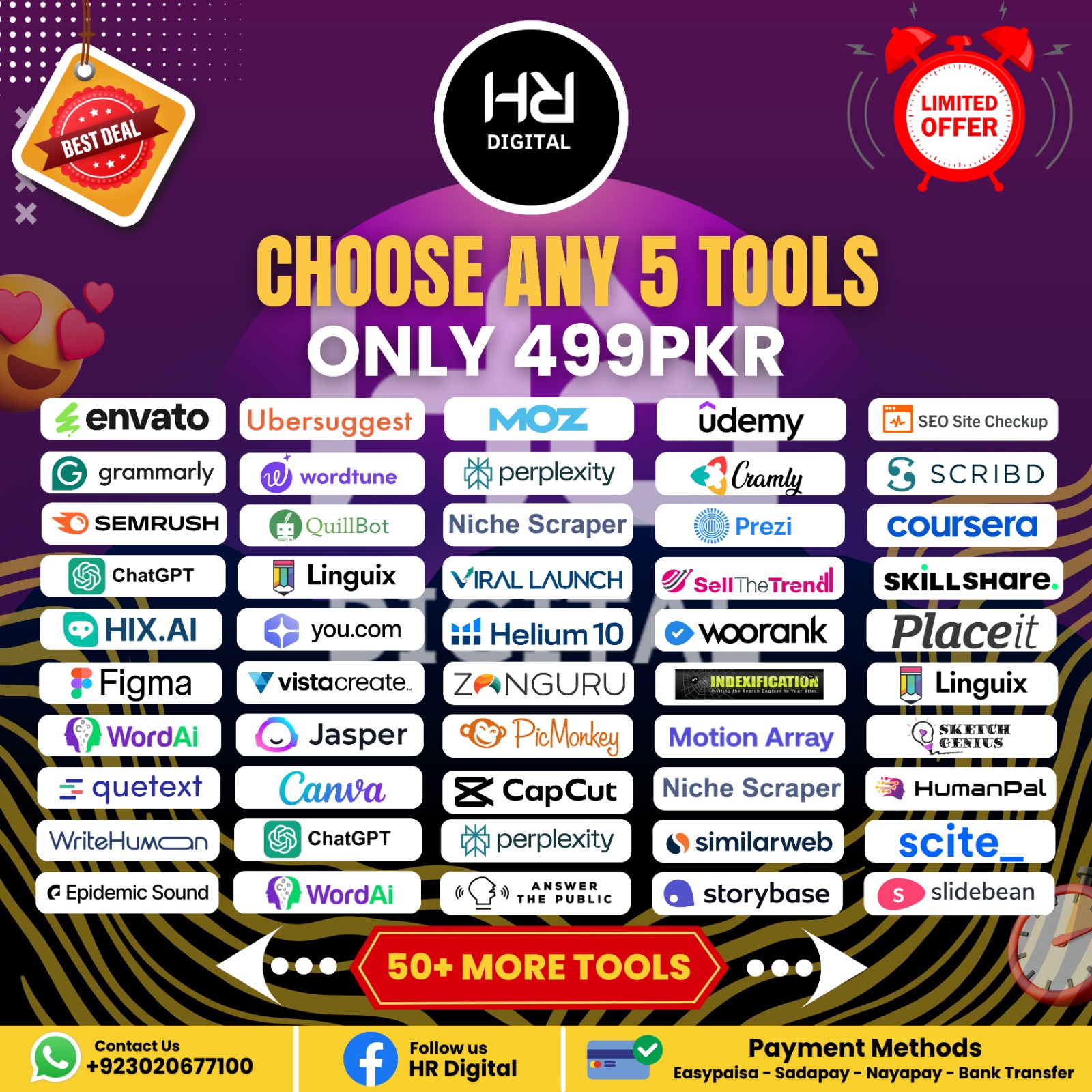 HR digital seo tool Facebook ad
