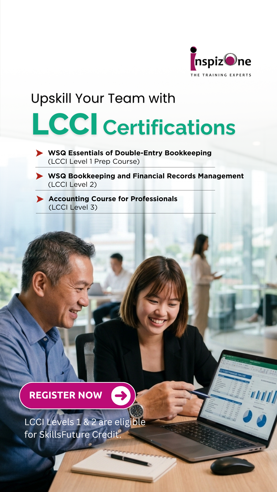 Inspizone Pte Ltd - The Training Experts Facebook ad: LCCI Courses
