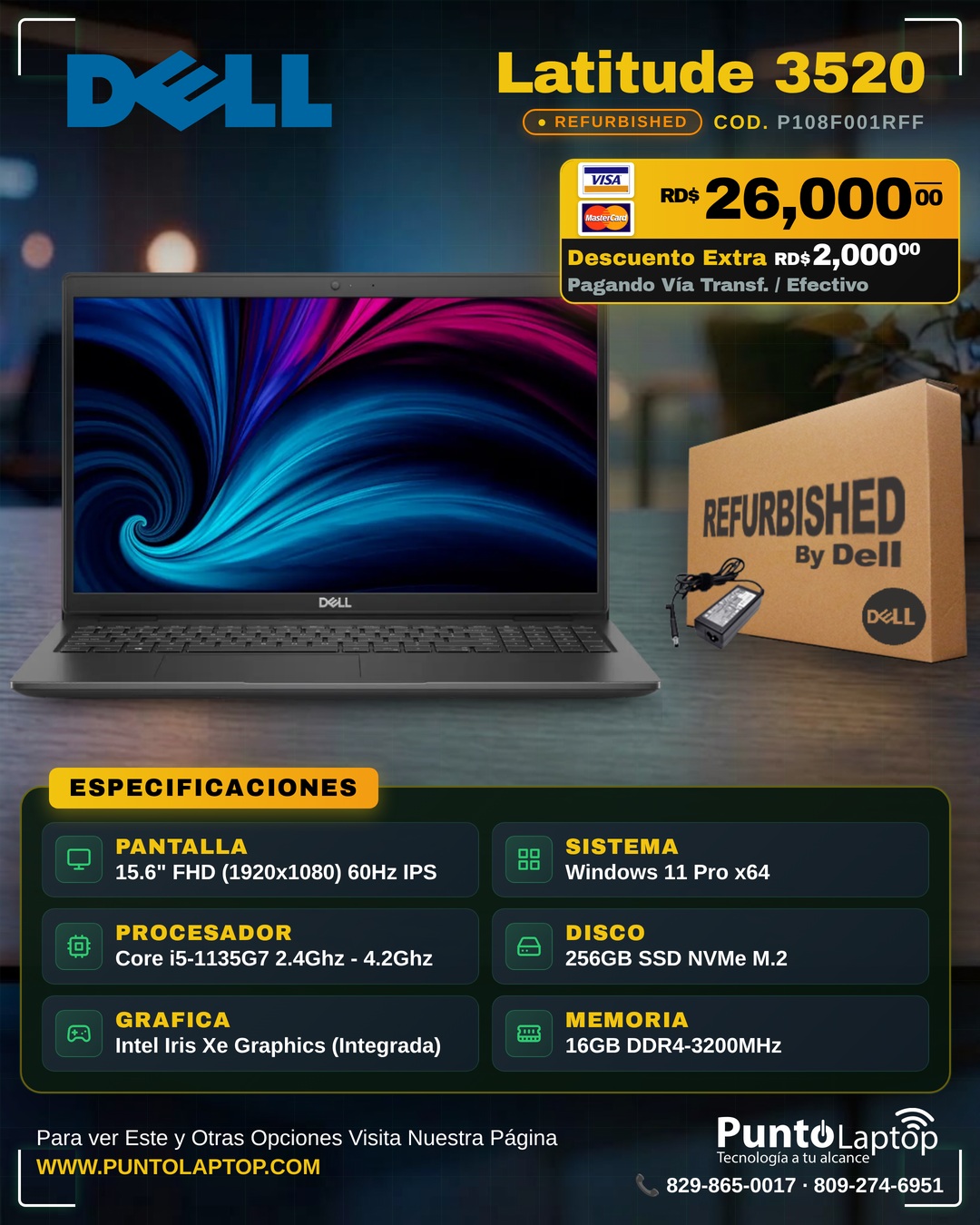 Puntolaptoprd Facebook ad: Las laptops que necesitas para trabajar, estudiar oโฆ