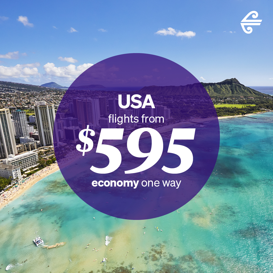 Air New Zealand Facebook ad