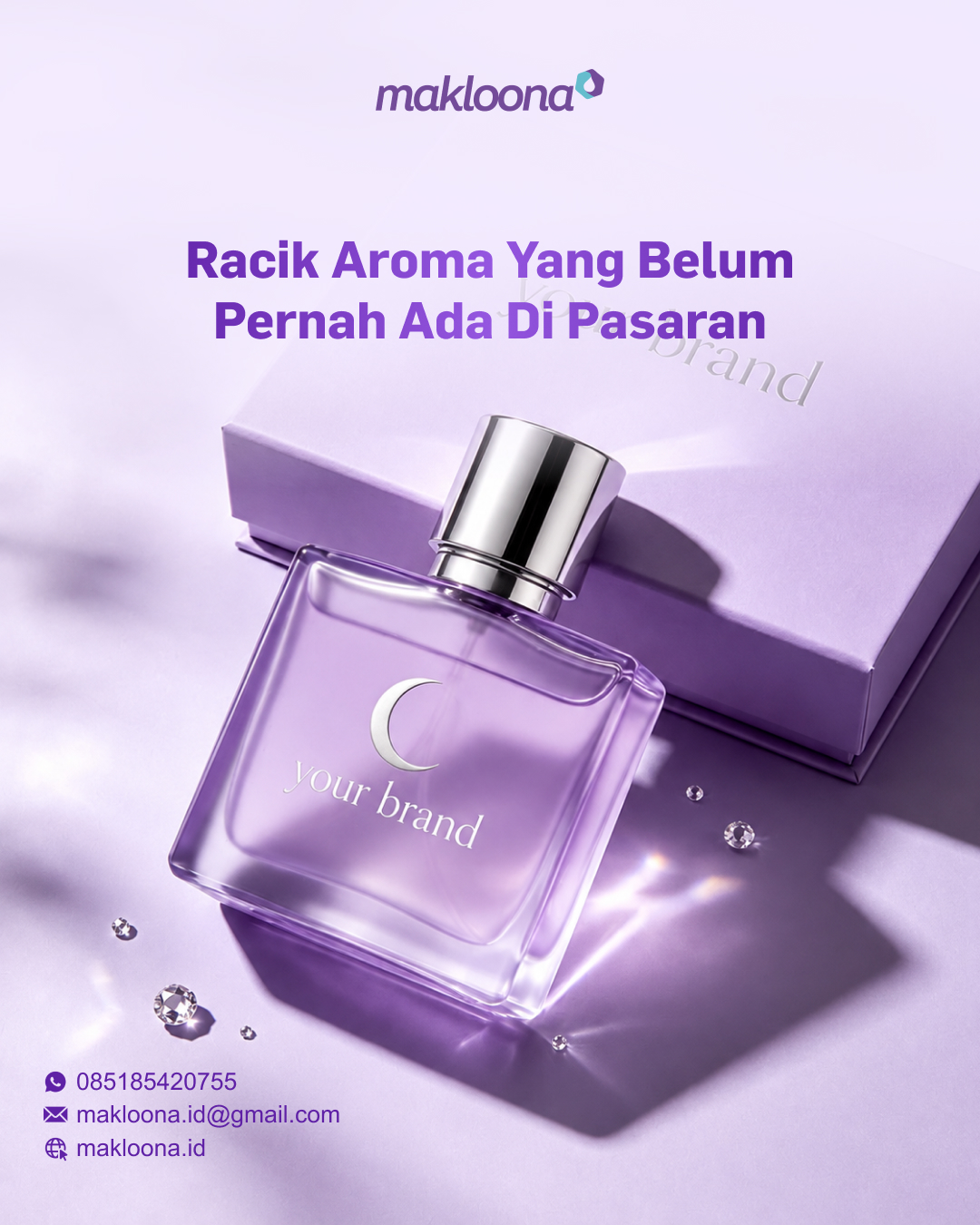 Makloona.id Facebook ad: Racik aroma yang belum pernah ada di pasaran.