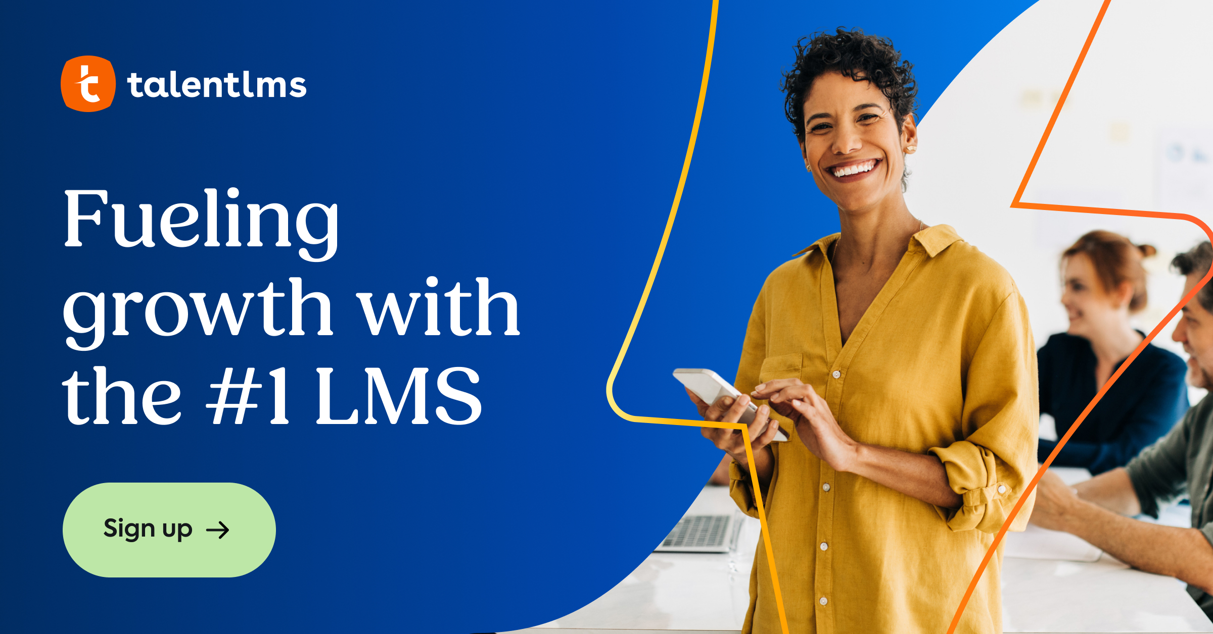TalentLMS Facebook ad: Get TalentLMS Free
