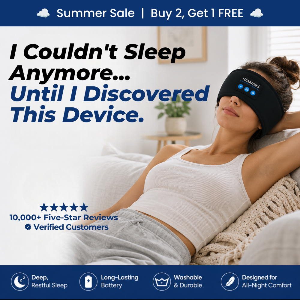 Wisemed Facebook ad: Stop Struggling With Sleepless Nights!