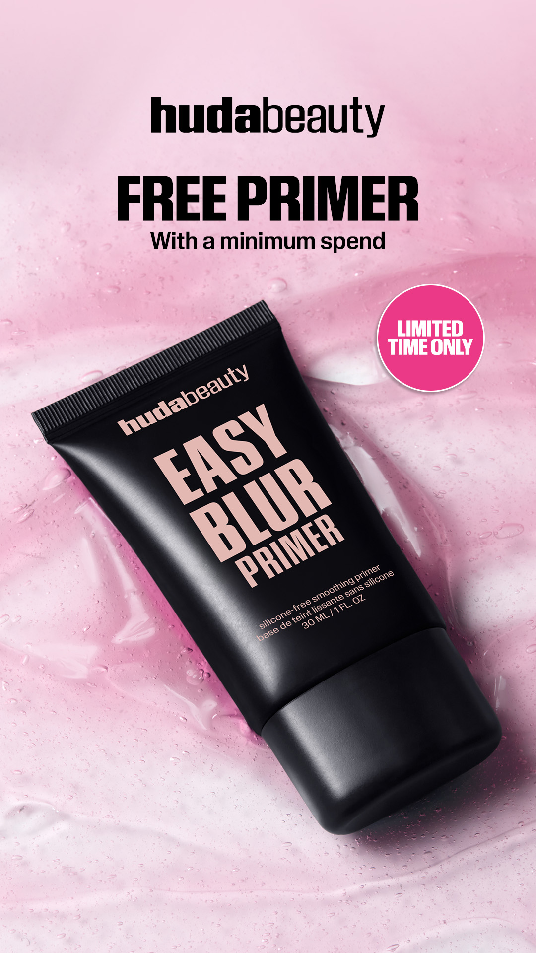 Huda Beauty Facebook ad