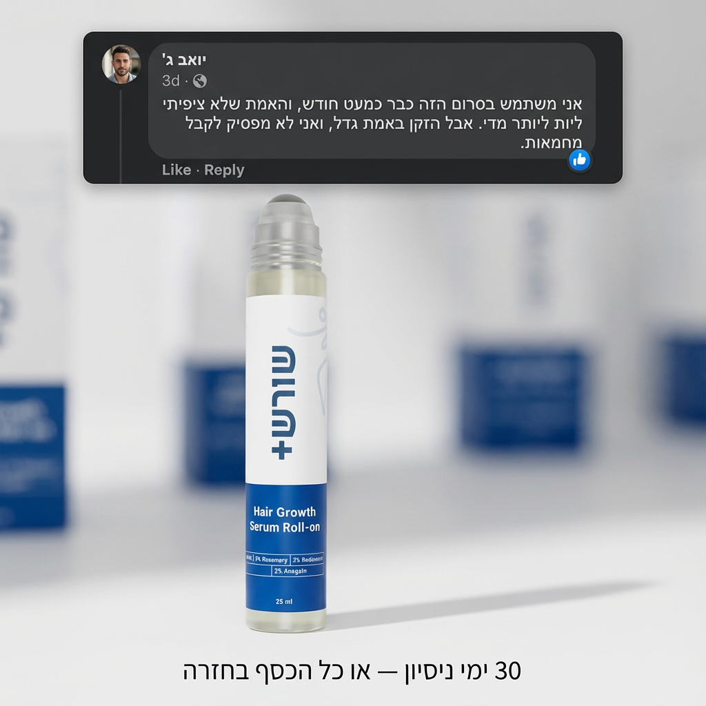 שורש פלוס+ Facebook ad
