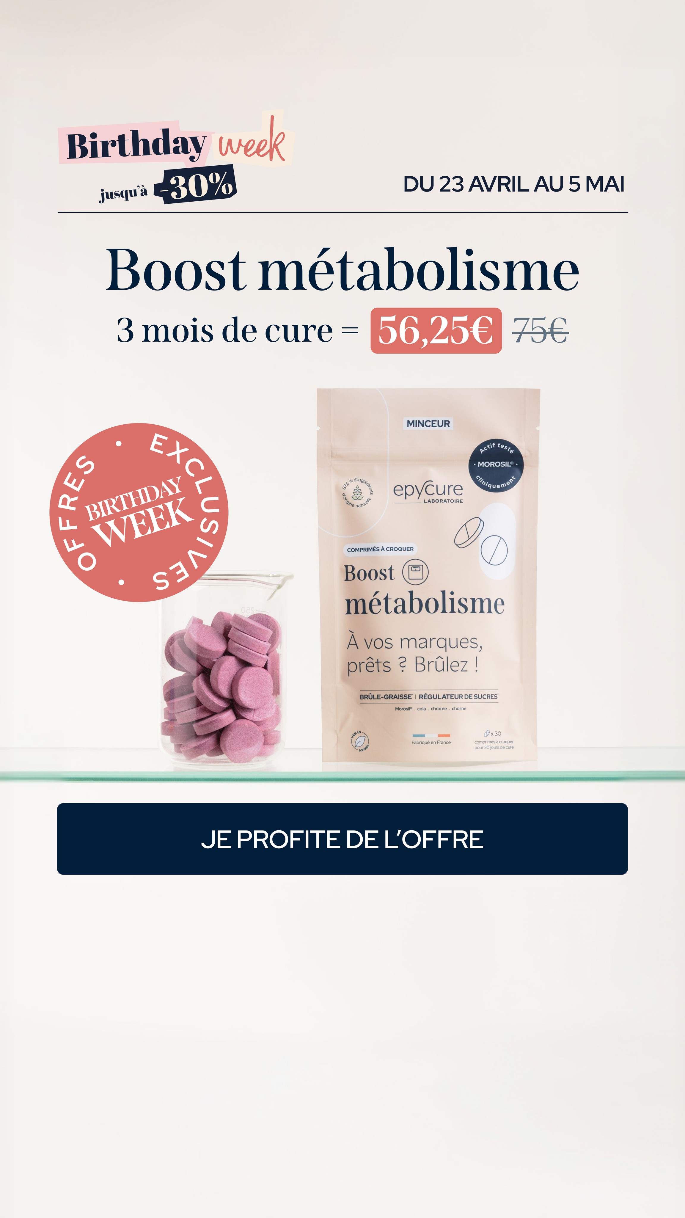 Epycure Facebook ad