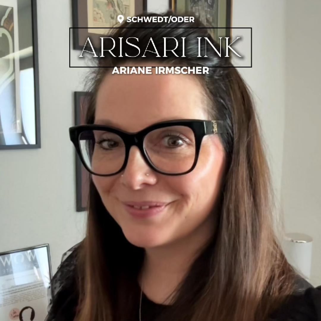 Arisari Ink Facebook ad: Kennst du schon Ariane Irmscher und ihr Studio…
